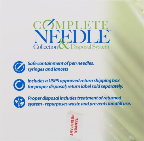 Complete Needle™ Collection & Disposal System Perspective: top