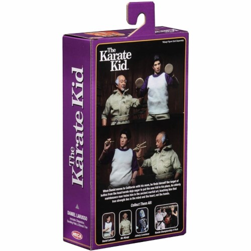 The Karate Kid Daniel LaRusso 80's Movie Bonsai Tree Chopsticks NECA Perspective: top