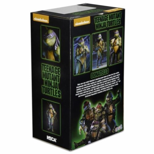 Teenage Mutant Ninja Turtles Donatello TMNT 1990 16.5 Figure NECA Perspective: top