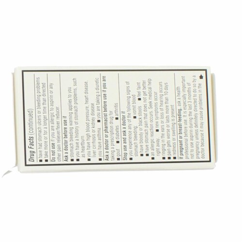 Quality Choice Low Dose Aspirin Enteric Coated Tablets, 81 mg, 120 Ct Perspective: top