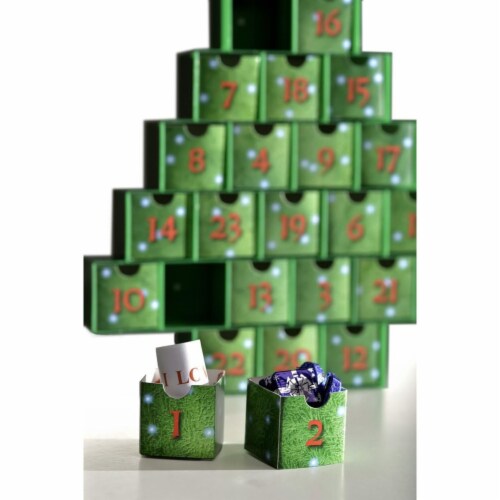 Christmas Tree Advent Calendar PreFilled with 24 Toys/Stickers, 1 Kroger