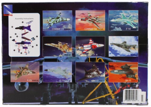 Snap Together Model SR-71 Blackbird Jet Fighter Perspective: top