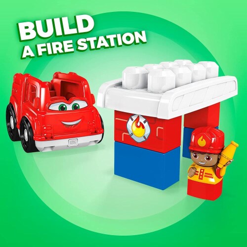 Mega Bloks First Builders Freddy Fire Truck Building Toys for Toddlers 6 Pieces 1 Smith s Food and Drug