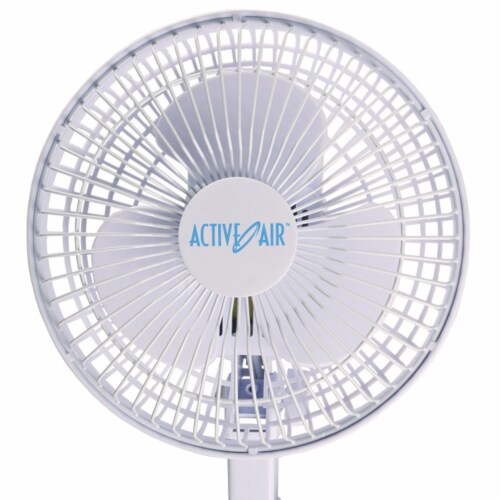 Active Air ACFC6 Portable 6 Inch 2 Speed Clip On Hydroponics Grow Fan (6 Pack) Perspective: top