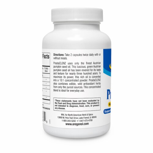 North American Herb & Spice ProstaClenz, 60 Capsules Perspective: top