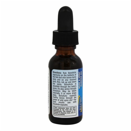 North American Herb & Spice BoneActiv Bone & Joint Rubbing Oil, 1 Fluid Ounce Perspective: top