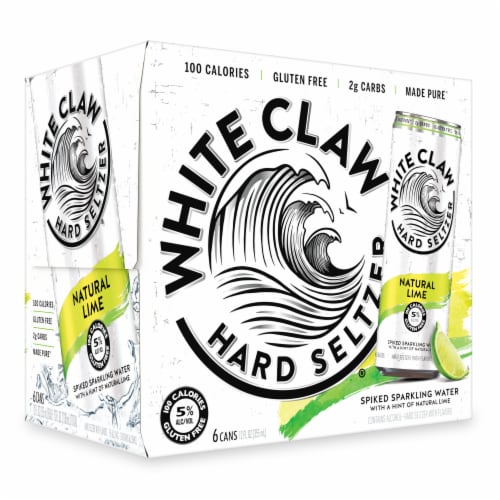 White Claw Hard Seltzer Natural Lime Perspective: top