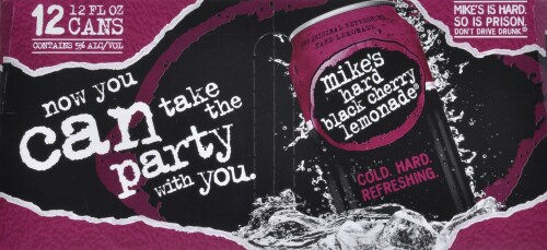 Mike's Black Cherry Hard Lemonade Perspective: top