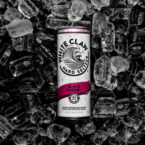 White Claw Hard Seltzer Black Cherry Perspective: top