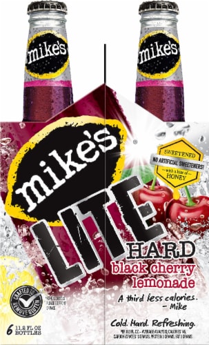 Mike S Hard Lite Black Cherry Lemonade 6 Bottles 11 2 Fl Oz Food 4 Less