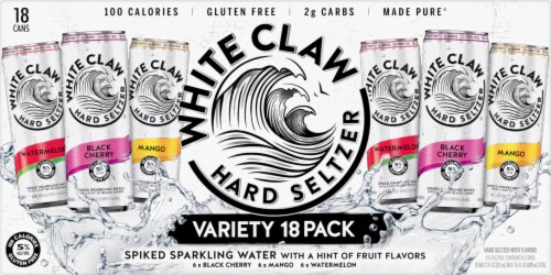 White Claw Spiked Seltzer Variety Pack Perspective: top
