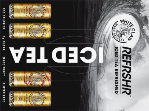 White Claw Hard Seltzer Tea REFRSHR Variety Pack Perspective: top