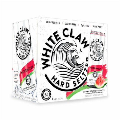 White Claw Hard Seltzer Watermelon Perspective: top