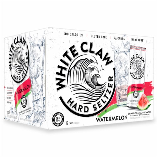 White Claw® Watermelon Hard Seltzer Perspective: top