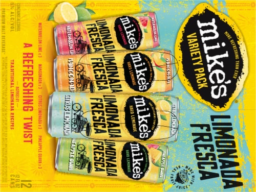 Mike's® Limonada Fresca Variety Pack Perspective: top