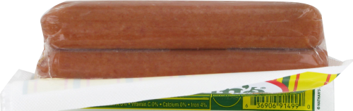 Nathan Skinless Beef Franks Perspective: top