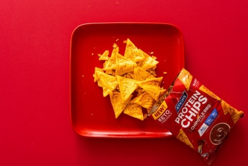 Atkins Chipotle BBQ Protein Chips Perspective: top