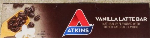 Atkins™ Coffee House Collection Meal Bars Vanilla Latte Bar Perspective: top