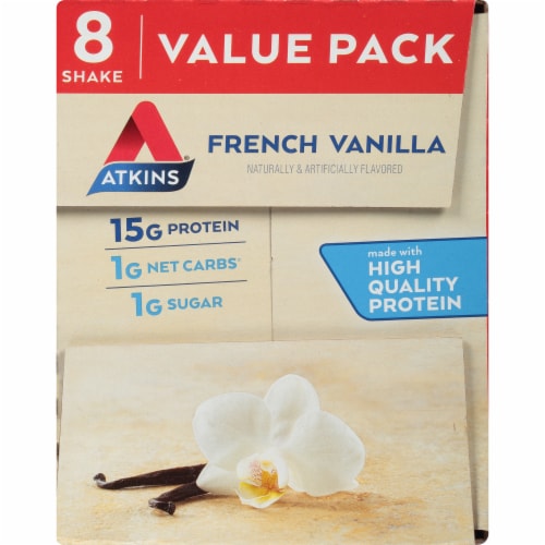 Atkins® French Vanilla Protein Shake Value Pack Perspective: top