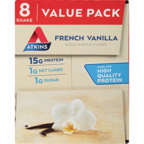Atkins® French Vanilla Protein Shake Value Pack Perspective: top