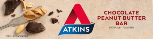 Atkins™ Protein Meal Bar Chocolate Peanut Butter Perspective: top