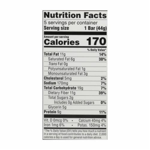 Atkins Caramel Chocolate Peanut Nougat Bars 5 Count Perspective: top
