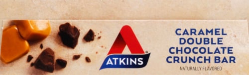 Atkins® Caramel Double Chocolate Crunch Bars Perspective: top