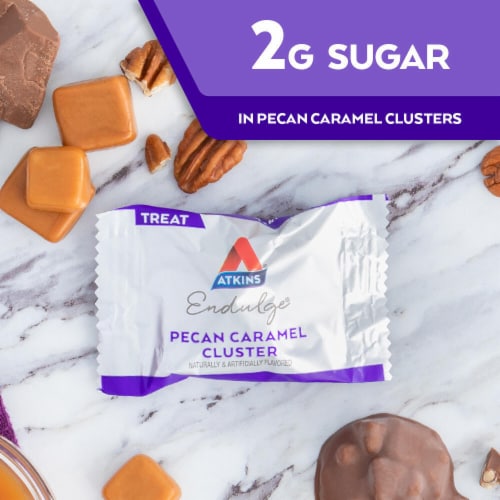 Atkins Endulge Treat Pecan Caramel Clusters Perspective: top