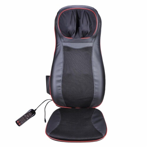 Electric Massage Seat Cushion Pad Shiatsu Kneading Vibration Heat Neck Back  Home Car, 1 - Kroger