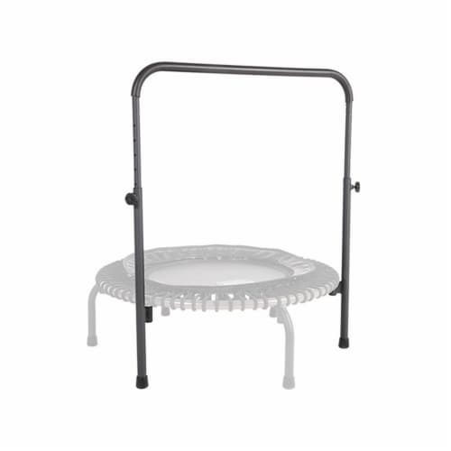 JumpSport Handle Bar Accessory for 44 Inch Arched Leg Fitness Trampolines, Black Perspective: top