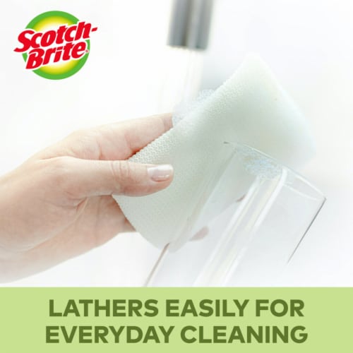 Scotch-Brite® Greener Clean Non Scratch Scrubbers Perspective: top