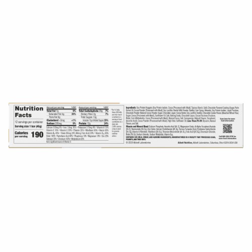 ZonePerfect Dark Chocolate Almond Energy Bars Perspective: top