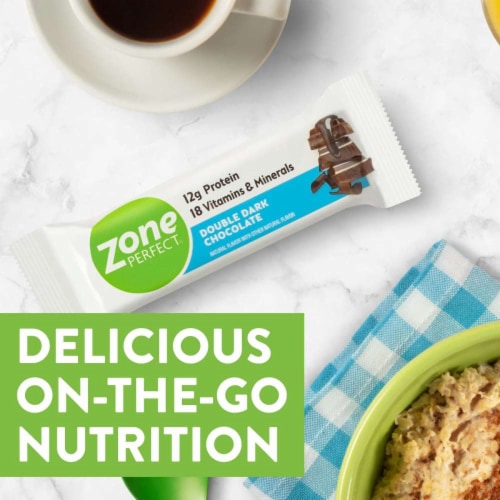 ZonePerfect® Double Dark Chocolate Protein Bars Perspective: top