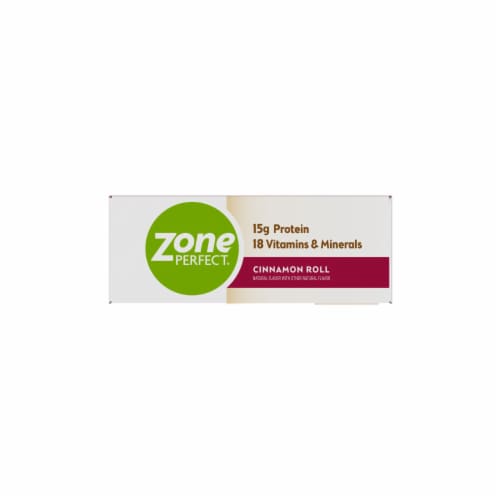 ZonePerfect Cinnamon Roll Energy Bars Perspective: top