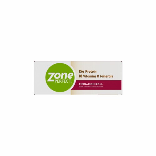 ZonePerfect Cinnamon Roll Energy Bars Perspective: top