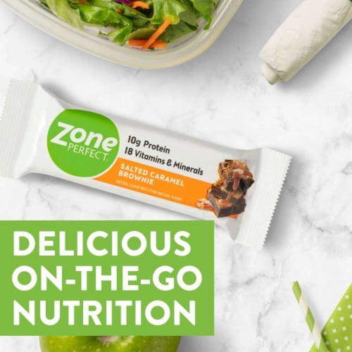 ZonePerfect® Salted Caramel Brownie Nutrition Bars Perspective: top