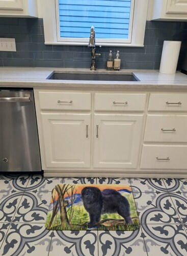 Carolines Treasures  SS7005RUG Chow Chow Machine Washable Memory Foam Mat Perspective: top