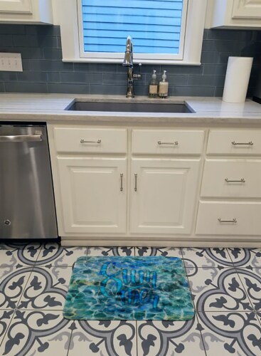 Carolines Treasures  BB5365RUG Summer Under Water Machine Washable Memory Foam M Perspective: top