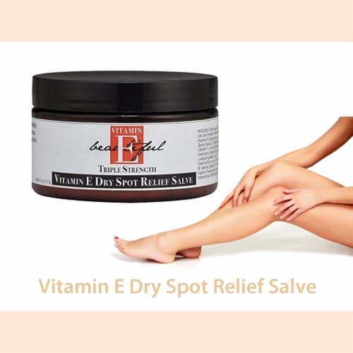 Vitamin E Dry Spot Relief Salve, 4 oz. (2 pack) Perspective: top