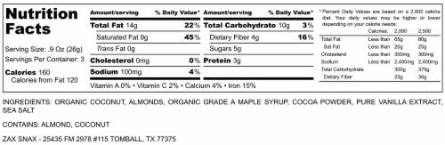 Organic All-Natural Snack | Dehydrated Coconut Snack | 2.7 oz Per Bag Perspective: top