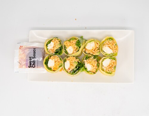 Japanese Food Express Inc. Spicy Mango Salad Wrap Perspective: top