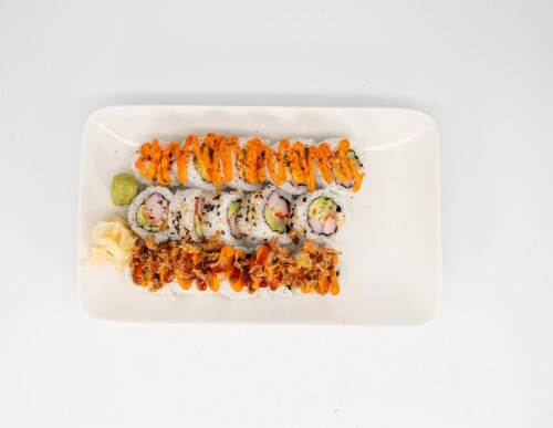 Japanese Food Express California Combo Sushi Perspective: top