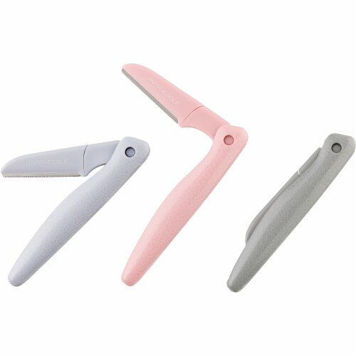 Japonesque® Foldable Dermaplaner Facial Razors Perspective: top