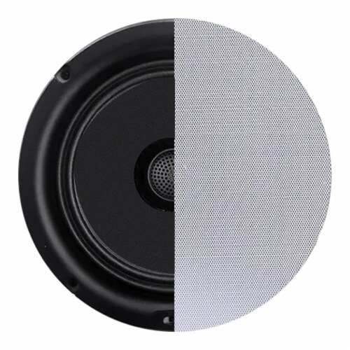 Vaiyer Set Of 6 Frameless 6.5 Inch 8 Ohm 200 Watts Speakers, Flush Mount In-Wall In-Ceiling 2-Way Mid Bass Woofer Speaker - Perfect For Home, Office, Kitchen, Living Room