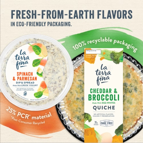 La Terra Fina® Spinach & Parmesan Greek Yogurt Dip & Spread Perspective: top