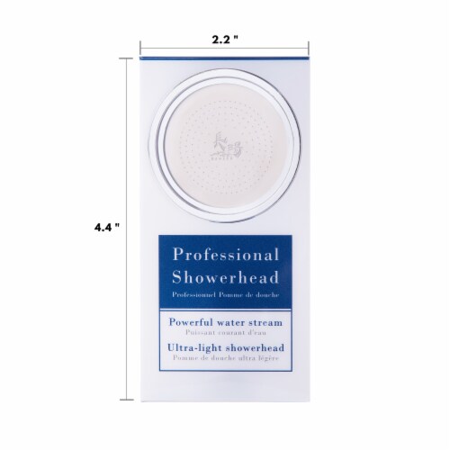 1-Spray Patterns with 1.5 GPM 4 in. Wall Mount Handheld Shower Head in Chrome Perspective: top
