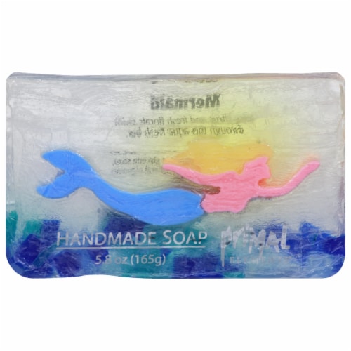 Primal Elements Mermaid Bar Soap Perspective: top