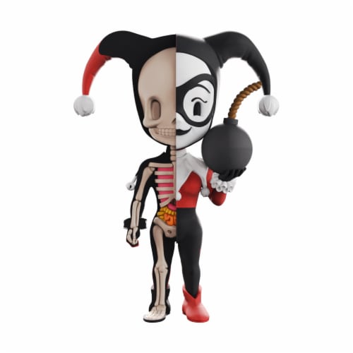 4D Master XXRAY DC Comics Harley Quinn Dissected Vinyl Art Figure Perspective: top