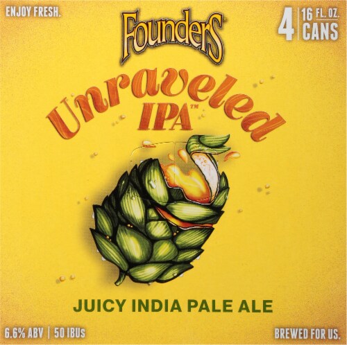 Founders® Unraveled IPA™ Perspective: top