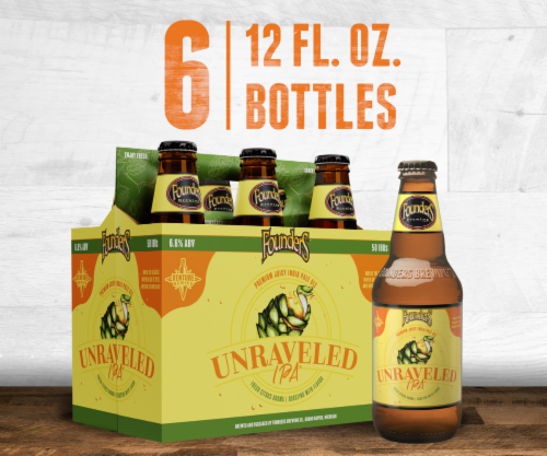Founders Brewing Unraveled IPA Craft Beer Perspective: top